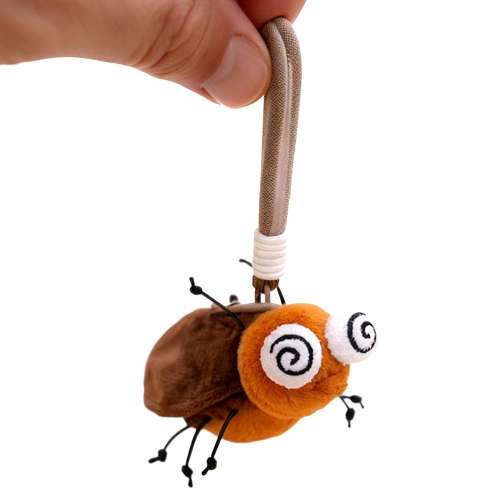 Insect Ugly-Cute Plush Keychain Cute Kawaii Mosquito Firefly Beetle Plushies Soft Stuffed Doll Bag Pendant Funny Birthday Gift