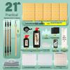Student Calligraphy Gift Set: 4 Treasures - Pen, Ink, Paper, Inkstone