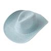 Gleaming Bride Hat Sparkly Party Hat Rhinestones Cowboy Hats for Party