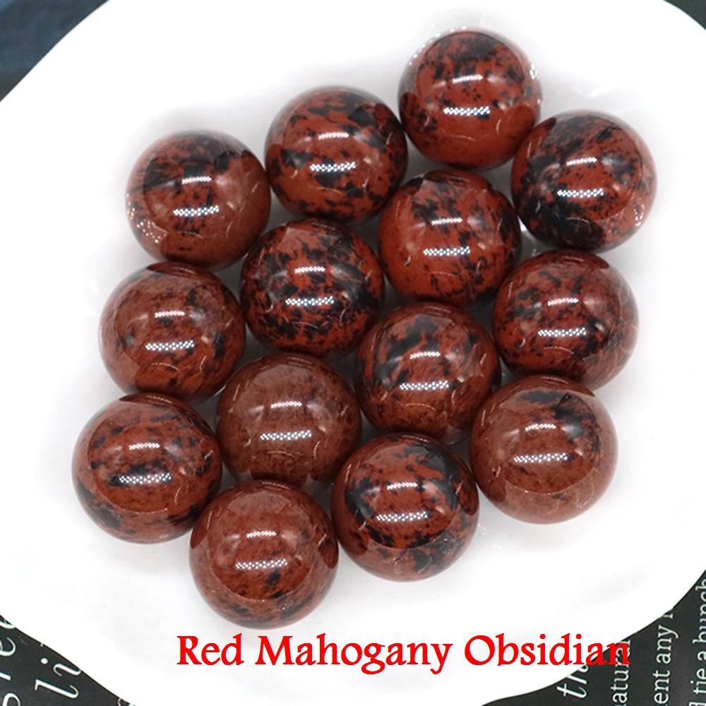 Margele Rotunde Mici din Cristal de Piatră Naturală de 16 mm, Vindecare Reiki, Cuarț, Ametist, Agat, Specimen Mineral, Glob, Chakra, Vânzare cu Ridicata