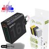 8-Port QC3.0 Fast Charging Travel Charger for Europe, America & Korea - Mobile Phone Charger
