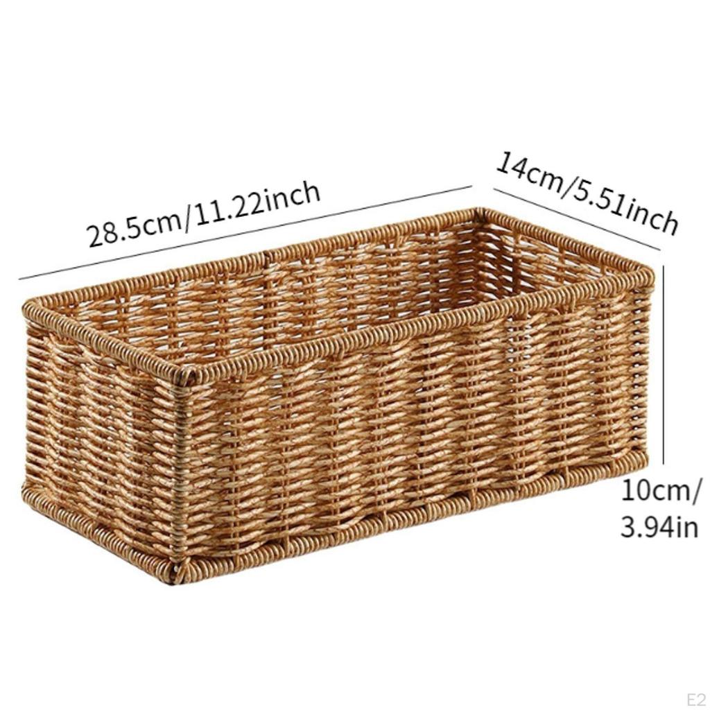 Elegante Cesto Contenitore in Rattan per l'Organizzazione della Casa