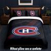 Montreal Canadiens Design Bed Bedding Set 1 Duvet Cover + 2 Pillowcases Soft Breathable Household Bed Linens