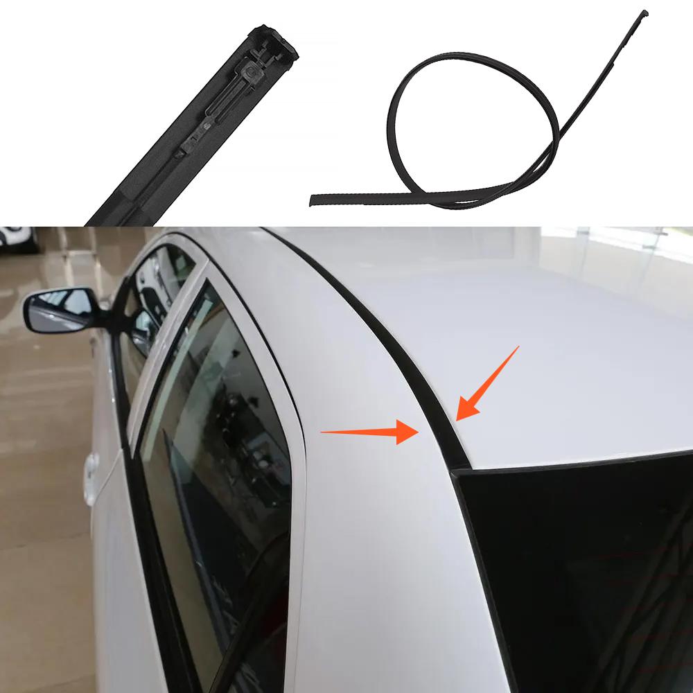 1 Pereche Benzi Ornamentale de Cauciuc pentru Plafon Mașină pentru Toyota Corolla 2009 2010 2011 2012 2013 Cauciuc Negru Weatherstrip Accesorii Auto