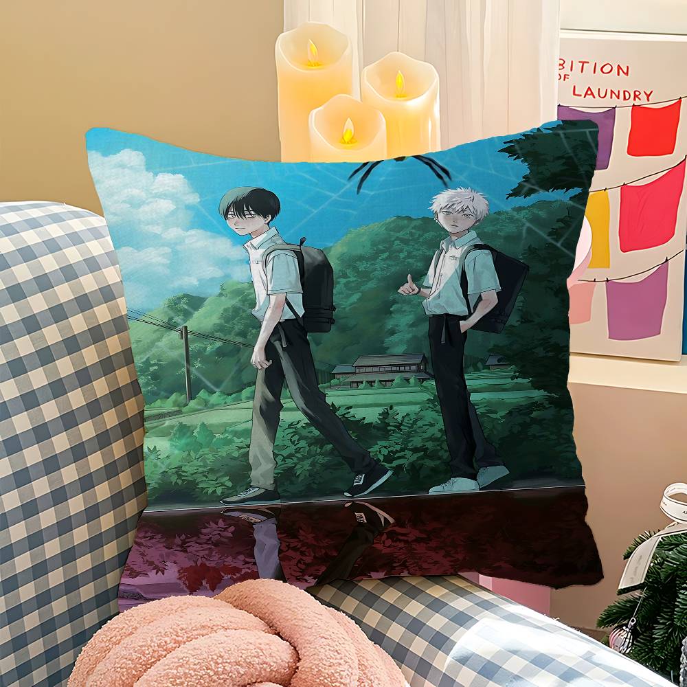 Летнее Хикару Умер Аниме Декоративная Комната Эстетика Наволочка Домашний Декор Спальня Диван Кровать Диван Подушка Чехол 45x45 12x12Inch