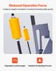 Box and Pan Brake, 1220 mm/48 inch Sheet Metal Bending Brake, 12-Gauge Mild Steel Capacity, 0-135 Degree Adjustable, Metal Bender Machine with 8