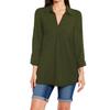 Women's Casual Fashion Sexy Comfortable V-Neck Seven Sleeve Top