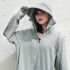 Women's UPF 50+ Sun Protection Hoodie Jacket Full Zip-Up Long Sleeve Sun Shirt with Gloves for Hiking Cycling Climbing Outdoor