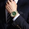 POEDAGAR Luxe Herenhorloge Datum Week Waterdicht Lichtgevend Roestvrij Staal Horloge voor Man Casual Kwarts Horloges Mannelijk Sport+Doos