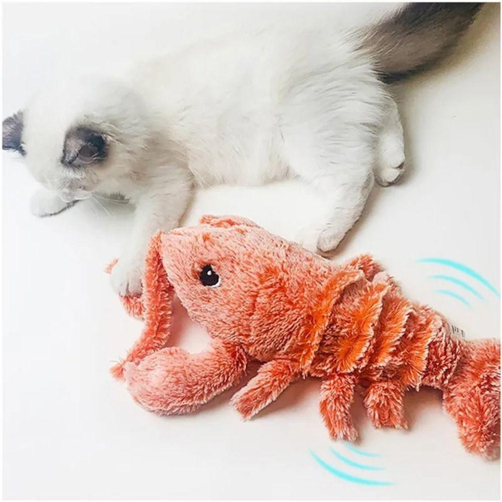 Dancing Moving Lobster Cats Toy Simulation Jumping Shrimp Dogs Interactive Toys  Small Dogs