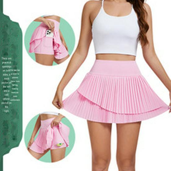 Women's Cross Waist Sports Skirt for Running, Yoga, Golf, Badminton, and Tennis