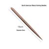 Ultra-Light Walnut Wood Knitting Needles with Clay Details for Wrinkle-Free Figure Clothes