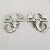 1pcs 3D metal forAbarth logo car Fender emblem Side Rear trunk badge sticker Decal Auto accessories