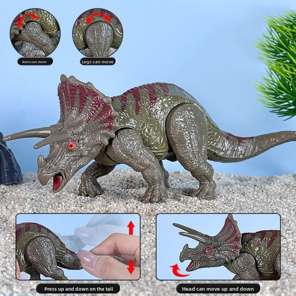Plastic Simulation Dinosaur Action Figures Jurassic Dinosaur Miniatures Figurine  Children Toys