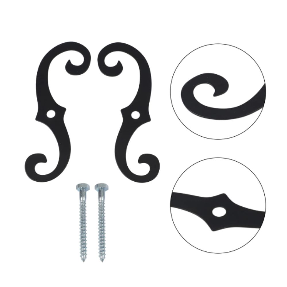 Cast Iron Material Cast Iron Shutter Fasteners Rustproof Coating Shutter Hook  Window Security