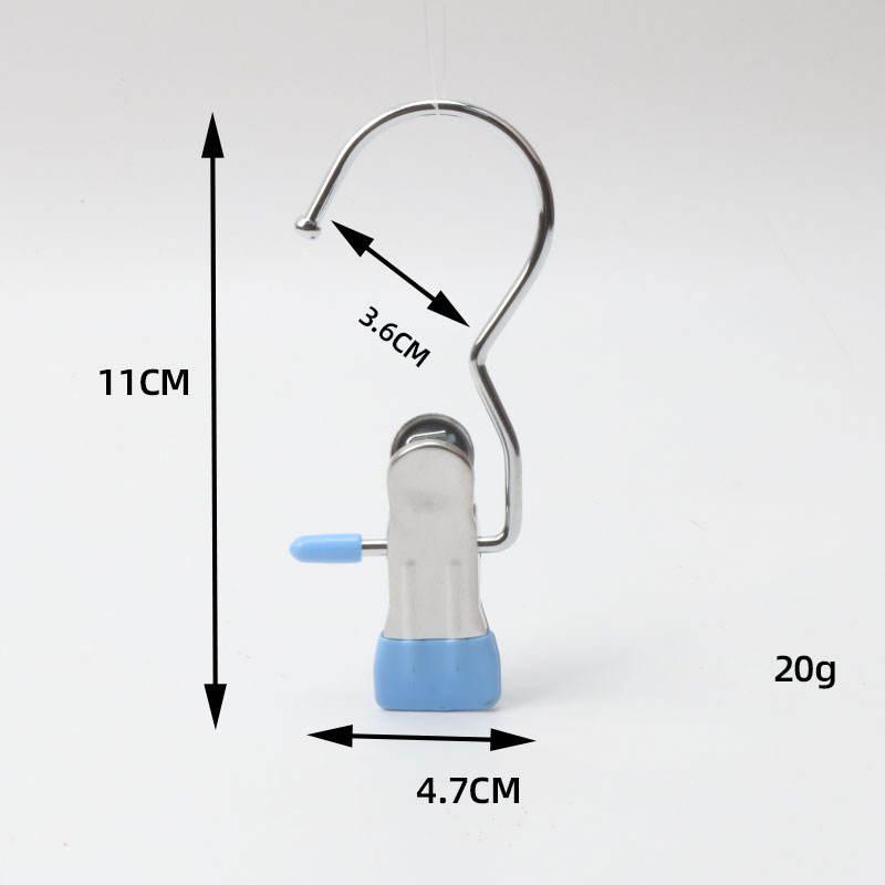 10 Stück Edelstahl Wäscheklammern Wäscheklammern Tragbare Hänge-Wäscheklammer Für Zuhause Wäschebekleidungsgeschäft Klammern Werkzeug