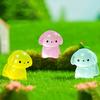 10Pcs Colorful Kawaii Luminous Resin 3D Puppy Ornaments Miniature Figurines Creative Diy Home Decoration Accessories Gifts