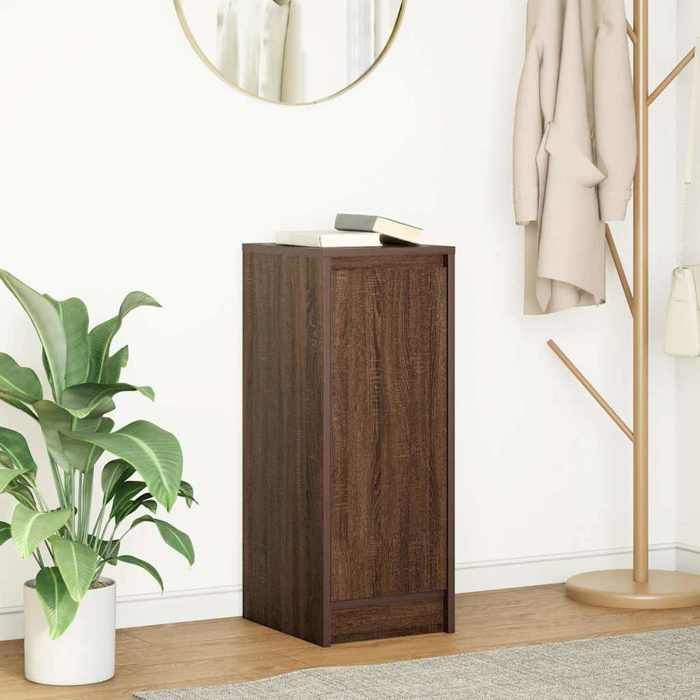 VidaXL Buffet Brown Oak 29.5x34x76 Cm Engineered Wood, Storage Furniture, Kitchen Storage Furniture, Furniture of 861613