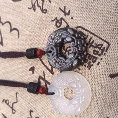 Ping An Schnalle Glücksbringer Pixiu Ping An Schnalle Anhänger Halskette Herren und Damen Paare