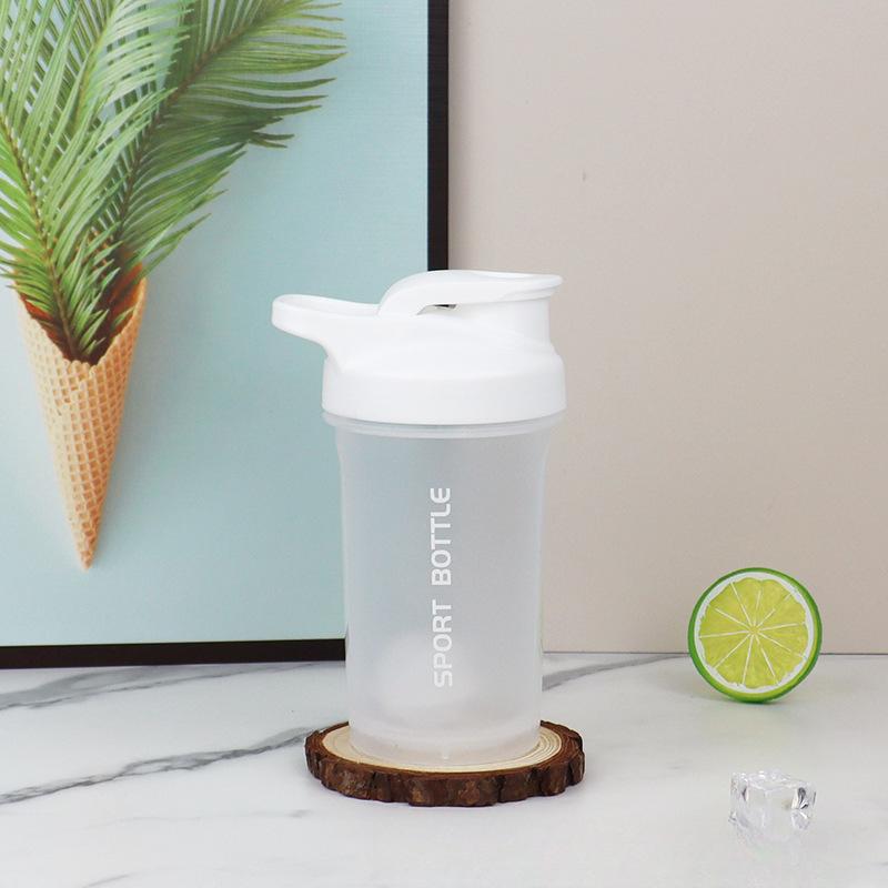 300ml Portable Protein Powder Shaker Bottle Leak Proof Water Bottle for Gym Outdoor Fitness Training Sport Mixing Cup with Scale