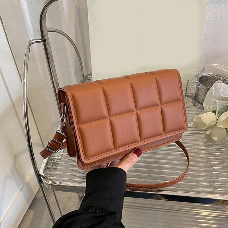Women Fashion Trend Crossbody Bag New Designer Small Messenger Handbag Female PU Leather Travel Single-Shoulder Bag