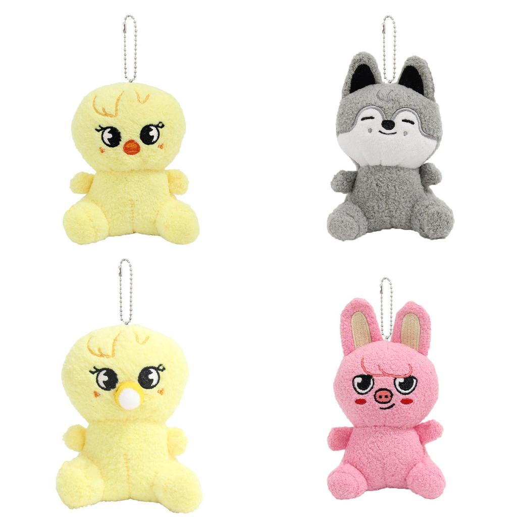 Stray Kids Plush Doll Keychain With Pp Cotton Filling For Kids And Teens