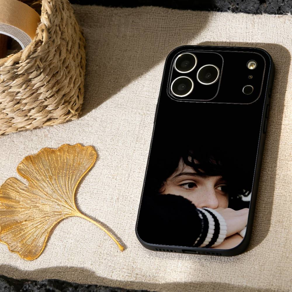 

Indie Rock Star F-Finn Wolfhard Phone Case For iPhone 17, 16,15,14,13,12,11 X XR Plus,Others Soft Black Cover iPhone17promax