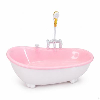 Circulating Bathtub Toy Powered Miniature with Shower Electric Bathroom Accessory for Kids,