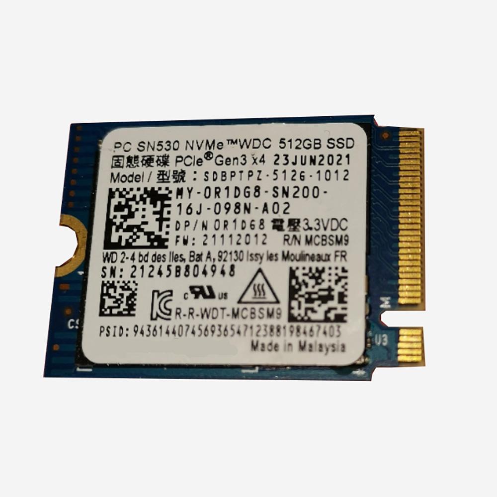 SN530 m.2 2230 SSD 512G NVMe PCIe for Microsoft Surface Pro X Surface Laptop 3