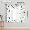 2pcs  2D plane printing Curtain Popular Wildflower Polyester (without rod) Festive Perfect for Bedroom and Various Room Types