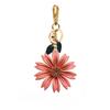 Handmade Leather Daisies Nordic Ins Flower Three-dimensional Bag Pendant Cowhide Pendant Car Keychain Handbook Bookmark
