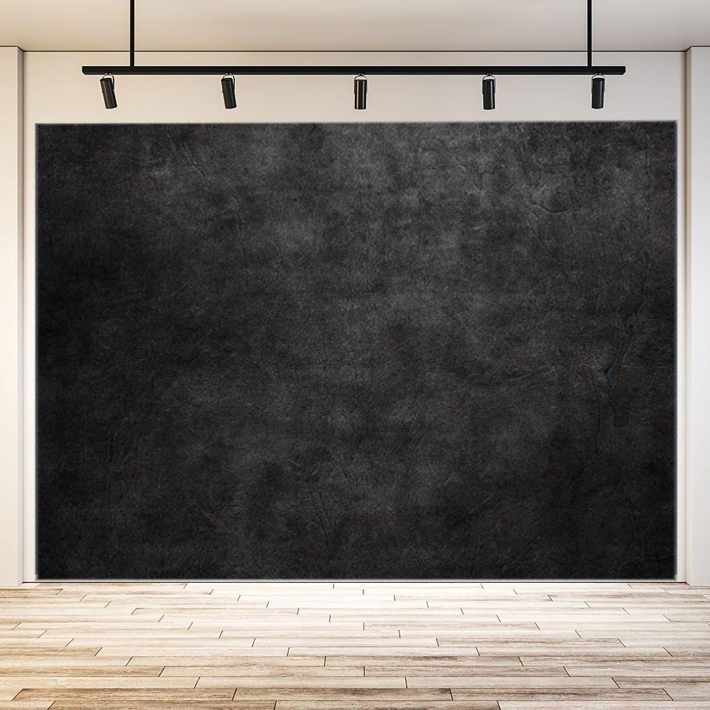 1pc textured matte black dark gray background banner suitable for decorative arts and crafts backgrounds - no obvious pattern, w