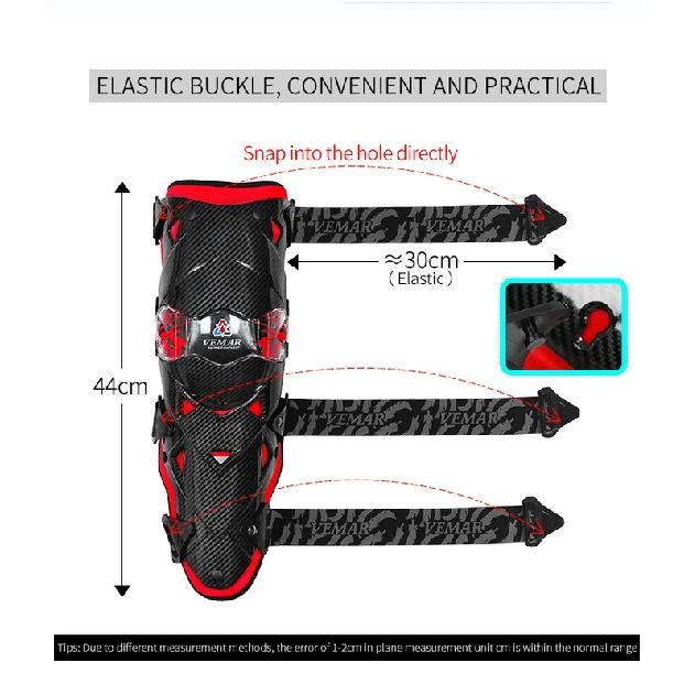 VEMAR E-18 Motorrad-Knieschützer Motocross Schutzausrüstung Sturzschutz Knieschleifer Körperschutz Beinschützer Motorrad-Knieschoner