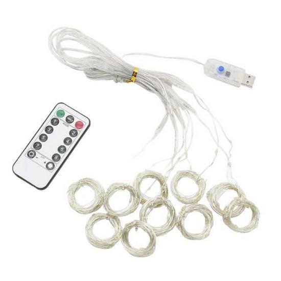 USB LED Copper Wire Starry Sky Fairy Lights - Christmas & Decorative Curtain Lights