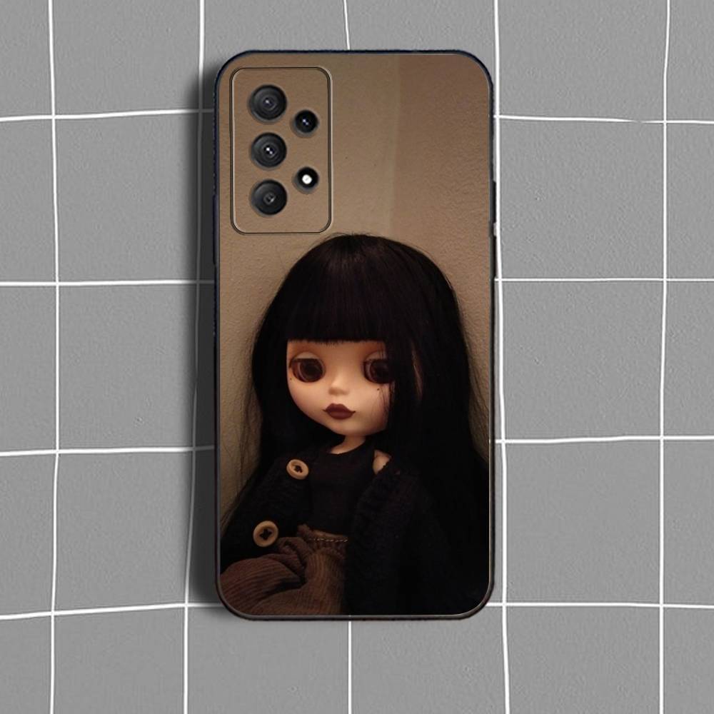 Fashion D-doll B-Blythe Phone Case For Samsung Galaxy A 91,80,73,72,71,53,52,51,22,5G Shockproof Soft Black Cover