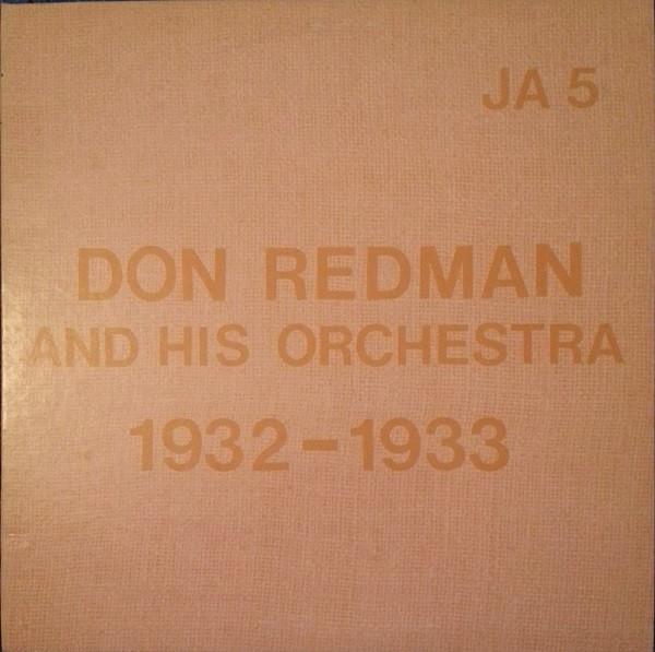 

LP Record DON REDMAN & HIS ORCHESTRA - 1932-1933 JA5 Jazz Archives US Jazz Used
