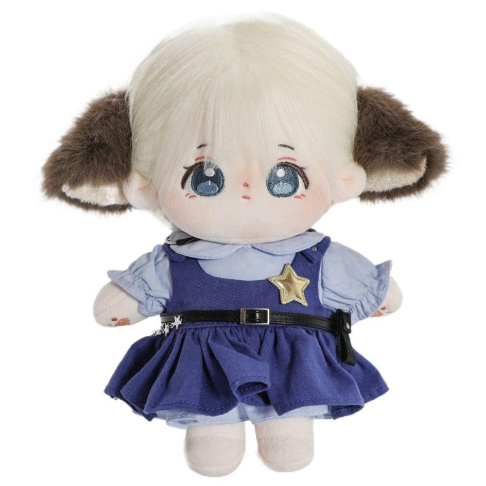 Cute Plush Headband Emulational Doll Headwear 2025 Cat Ear Headband  for 20CM Cotton Doll