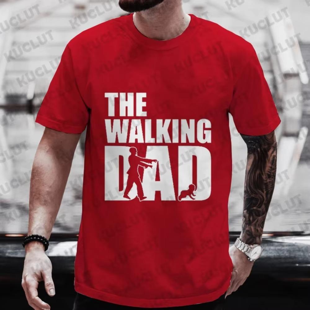 Stylish Men's T Shirts The Walking Dad Printed Tshirt Hip Hop Blouse Men's Sportswear T Shirt Men Harajuku Tops Short Sleeve Tee