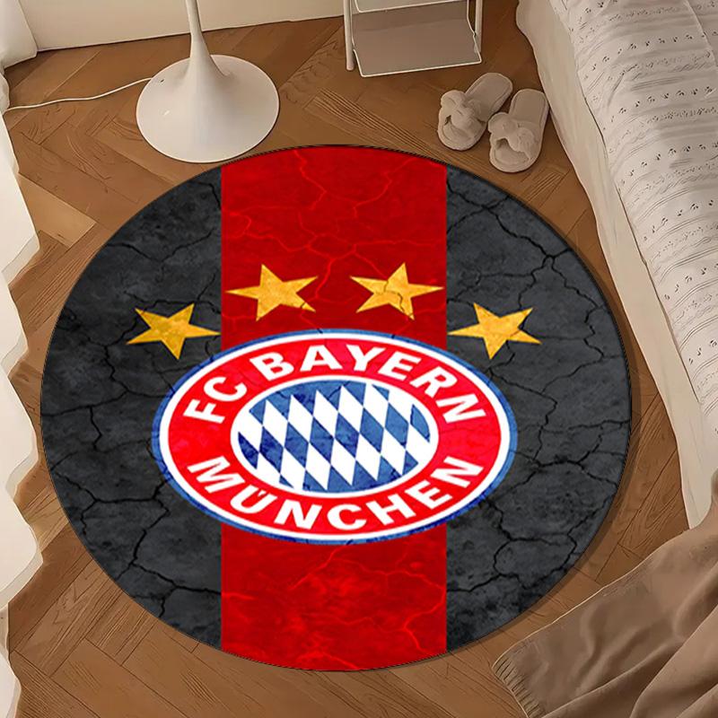 1PC rug Munich FC Crest Round mat Home Decor, Chair rug For livingroom,Bedroom, doormat home decor Birthday Gift Christmas Gifts
