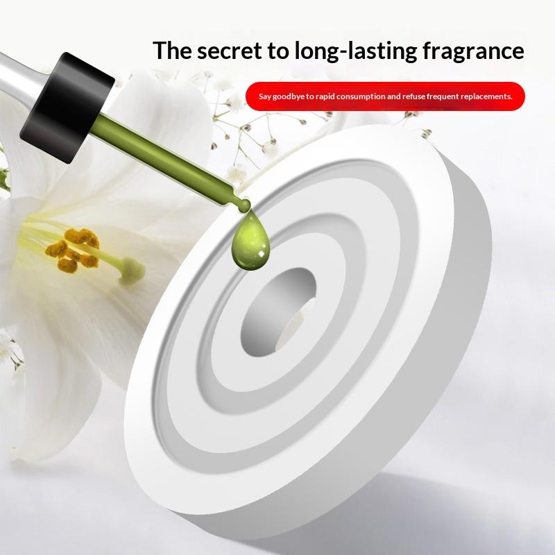 5Pcs Car Air Freshener Refill Round Car Air Vent Clip Fragrance Diffuser Replacement Pad Solid Perfume Fragrance Refill Tablets