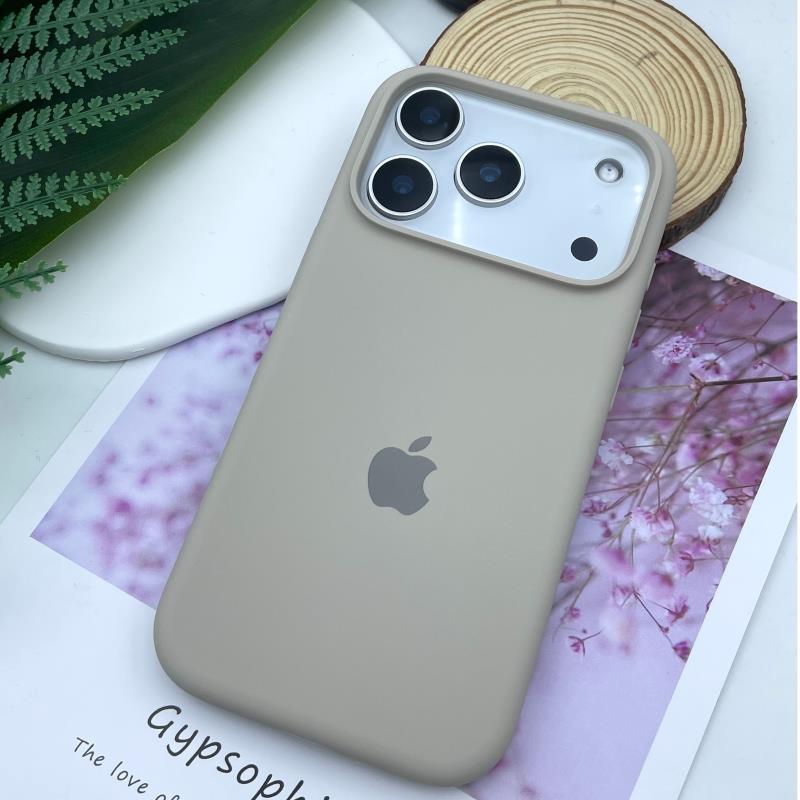 Flytende silikon telefondeksel for Apple iPhone 17 Pro Max - Ensfarvet Stor hull Støtsikkert Fullt dekkende På iPhone 16/15/14/13/12/11/Pro/Plus/17 Air