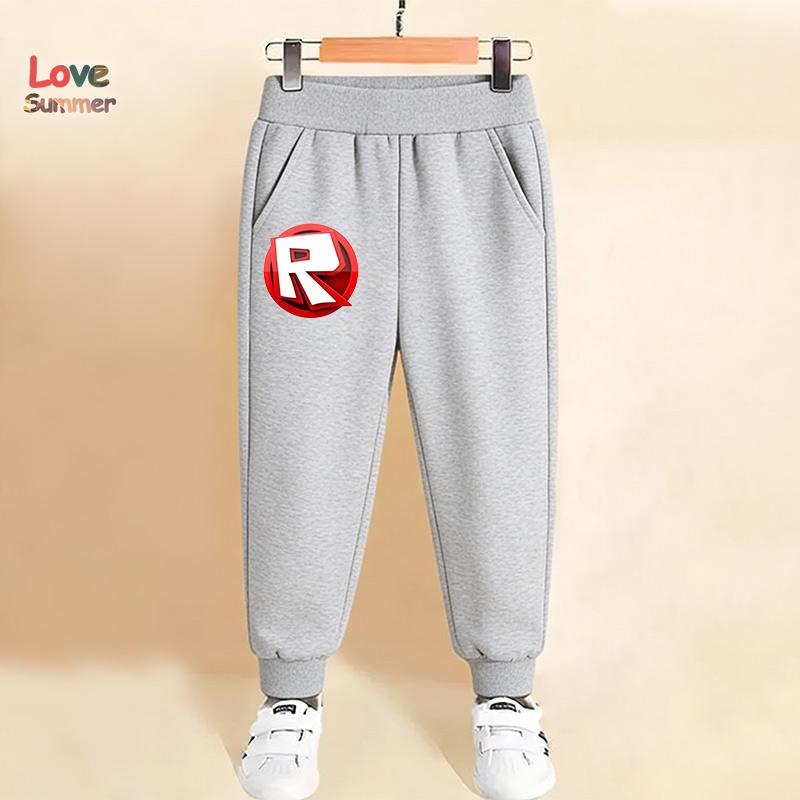 Jungenhosen Roblox Kinderhosen Heißes Spiel Print Hosen für Kinder Jogginghosen Lässige Kinderkleidung 4-14 Jahre Geburtstagsgeschenk