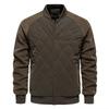 Herren Herbst Stehkragen Winddichte Jacke Jugend Farbeblockierung Freizeitjacke