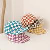Herbst Baby Junge Hut Baumwolle Mode Gitter Karo Snapback Baseballkappe Säugling Kleinkind Kinder Mädchen Verstellbare Hüte Baby Zubehör