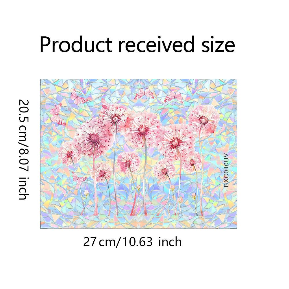 

Розовый Одуван Бабочка Украшение и Декор Дома Стеклянные Статические Наклейки на Окна