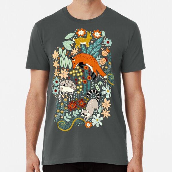 

Textured Woodland Pattern S to 5XL Made in the AU/USA T-Shirt 4XL