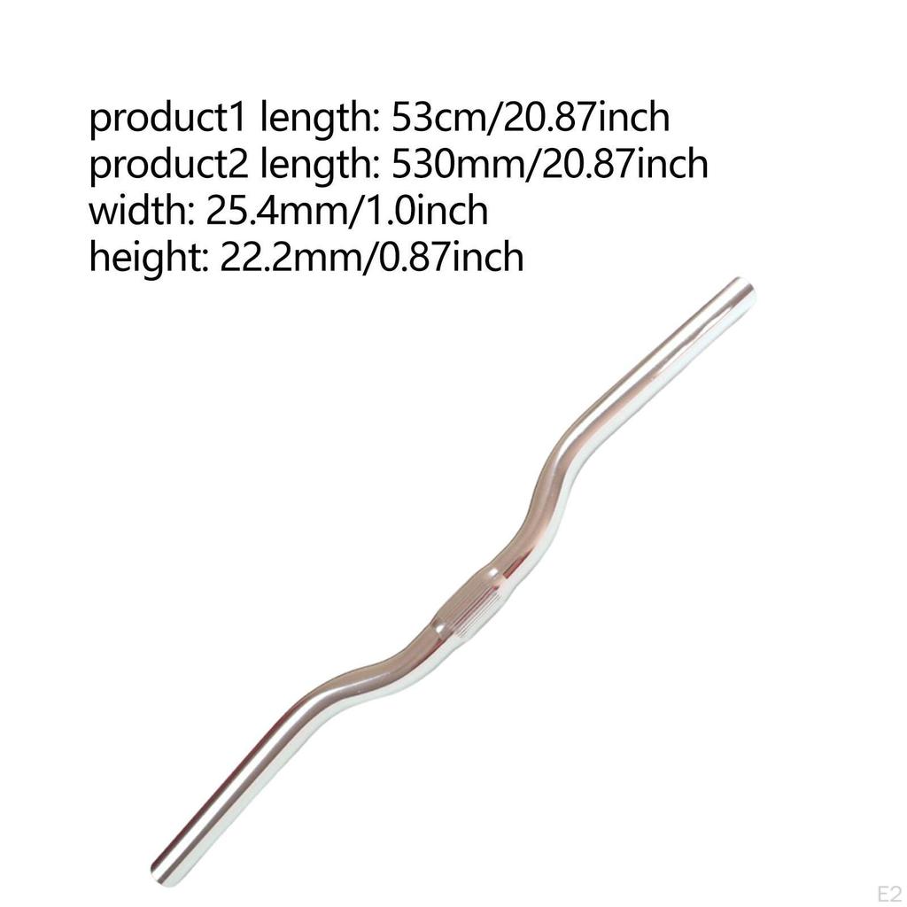 Guidão de Bicicleta, Altura de 35 Mm, Diâmetro da Empunhadura de 22,2 Mm, Peça de Reposição, Acessório de Guidão para