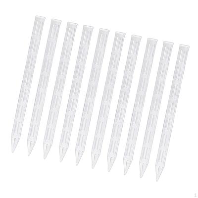 Flower Pot Soil Ventilation Tubes 10 Pieces Reusable Accessory for Gardening To Prevent Overwatering