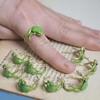Zinc Zinc Alloy Green Frog Ring Weird Finger Ring Exquisite Creative Frog Ring  Gift