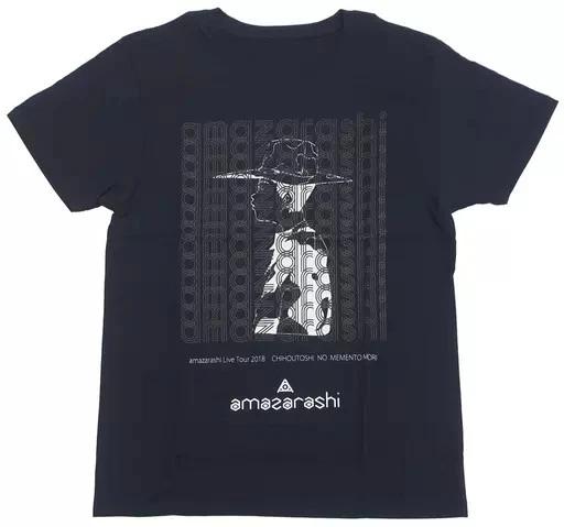 

amazarashi memento mori 2018 live tour navy T T-Shirt size S male idol tee 4XL